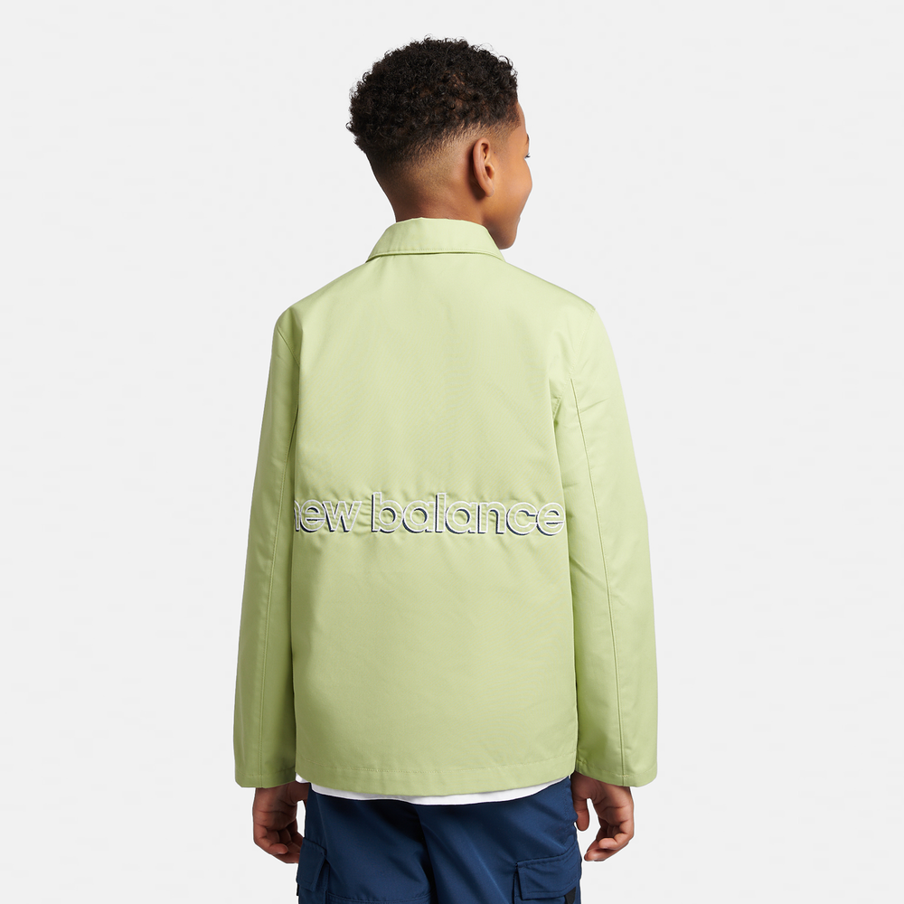 Detská bunda New Balance LAKB0140EEN – zelené