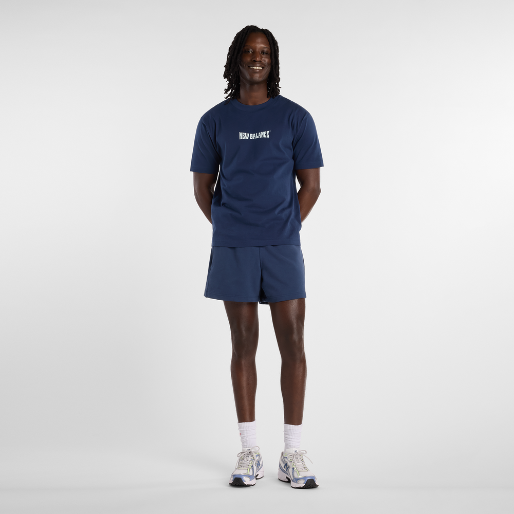 Pánske tričko New Balance MT61B2STNNY – tmavomodrá