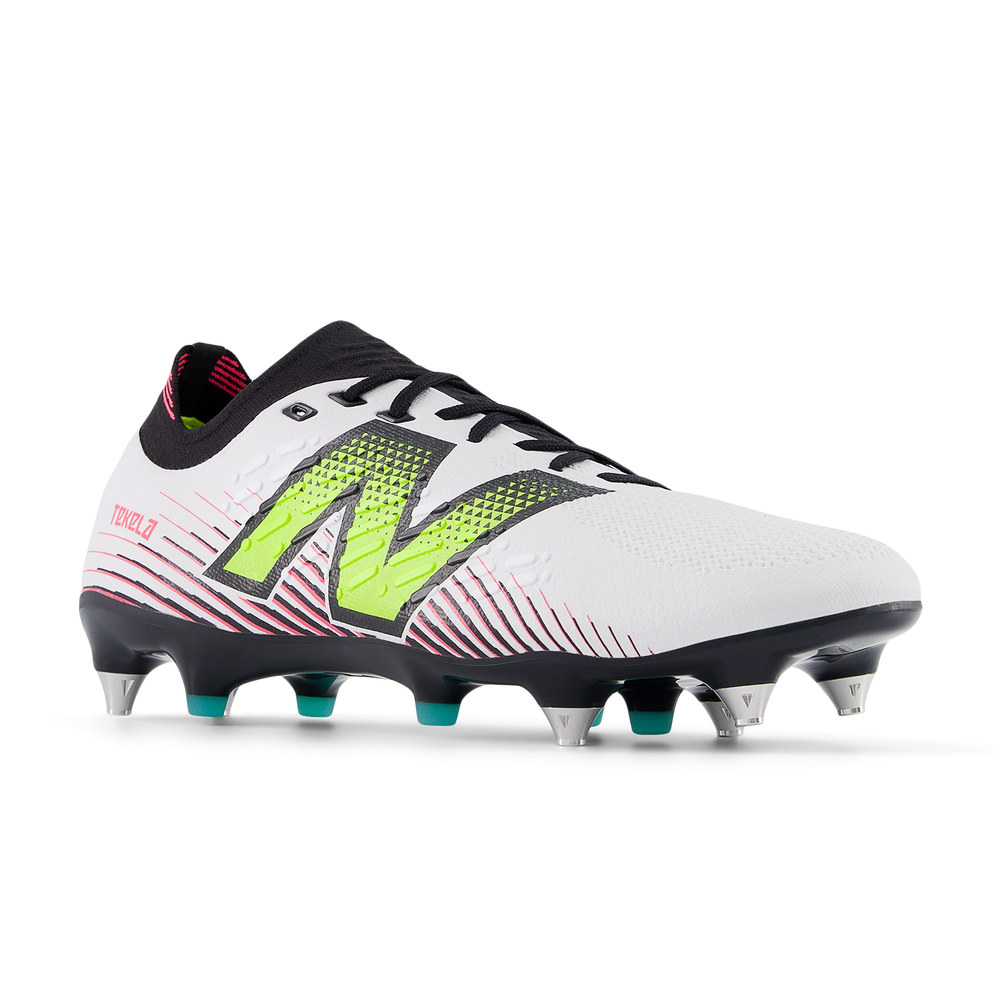 Futbalové topánky New Balance TEKELA PRO SG V4+ ST1SLH45 – biele