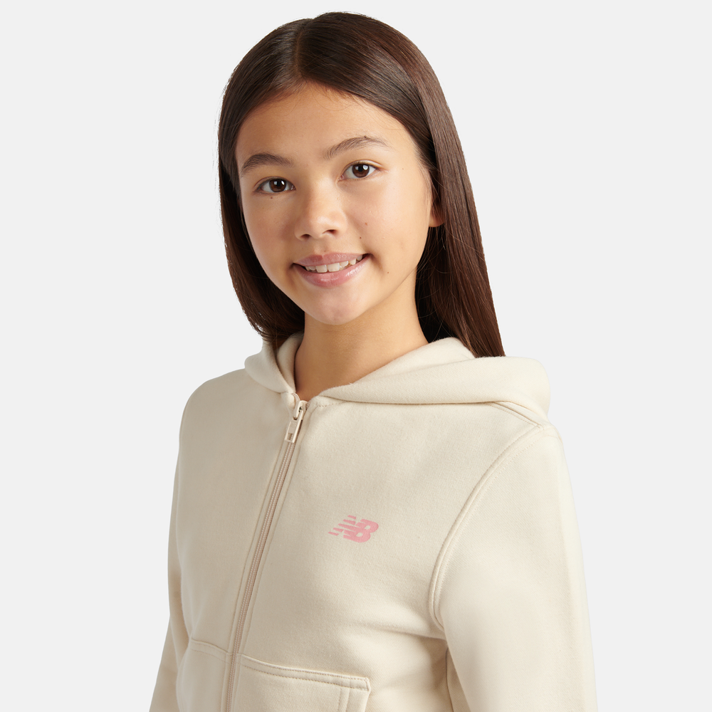 Detská mikina New Balance YT61P93CLIN – béžové