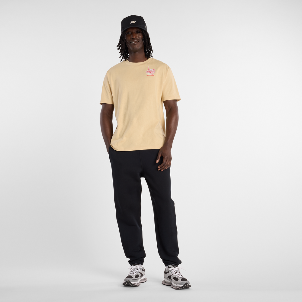 Pánske tričko New Balance MT61H51DABC – žlté