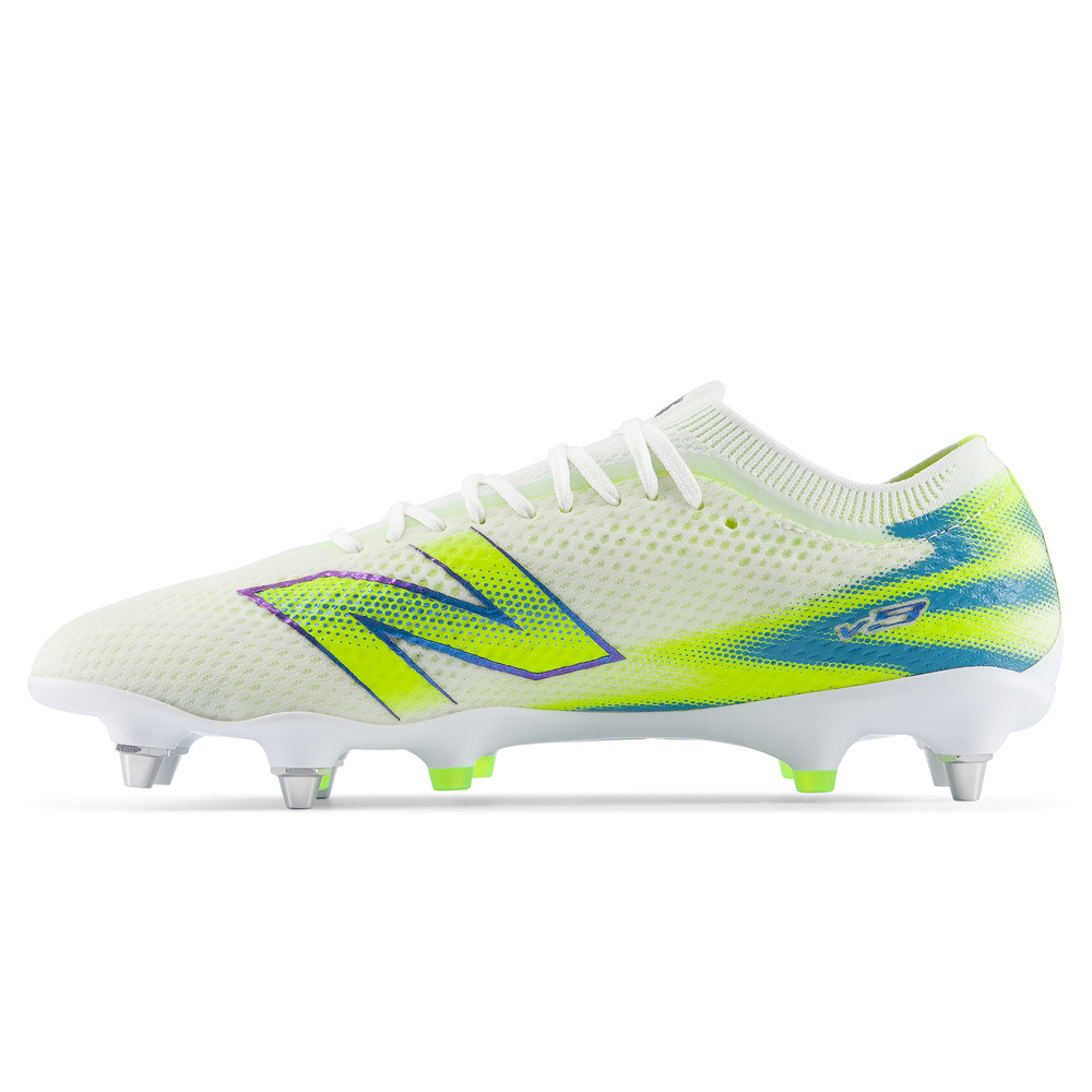 Pánske kopačky New Balance FURON PRO SG V9 UF2S1Z2 – biele