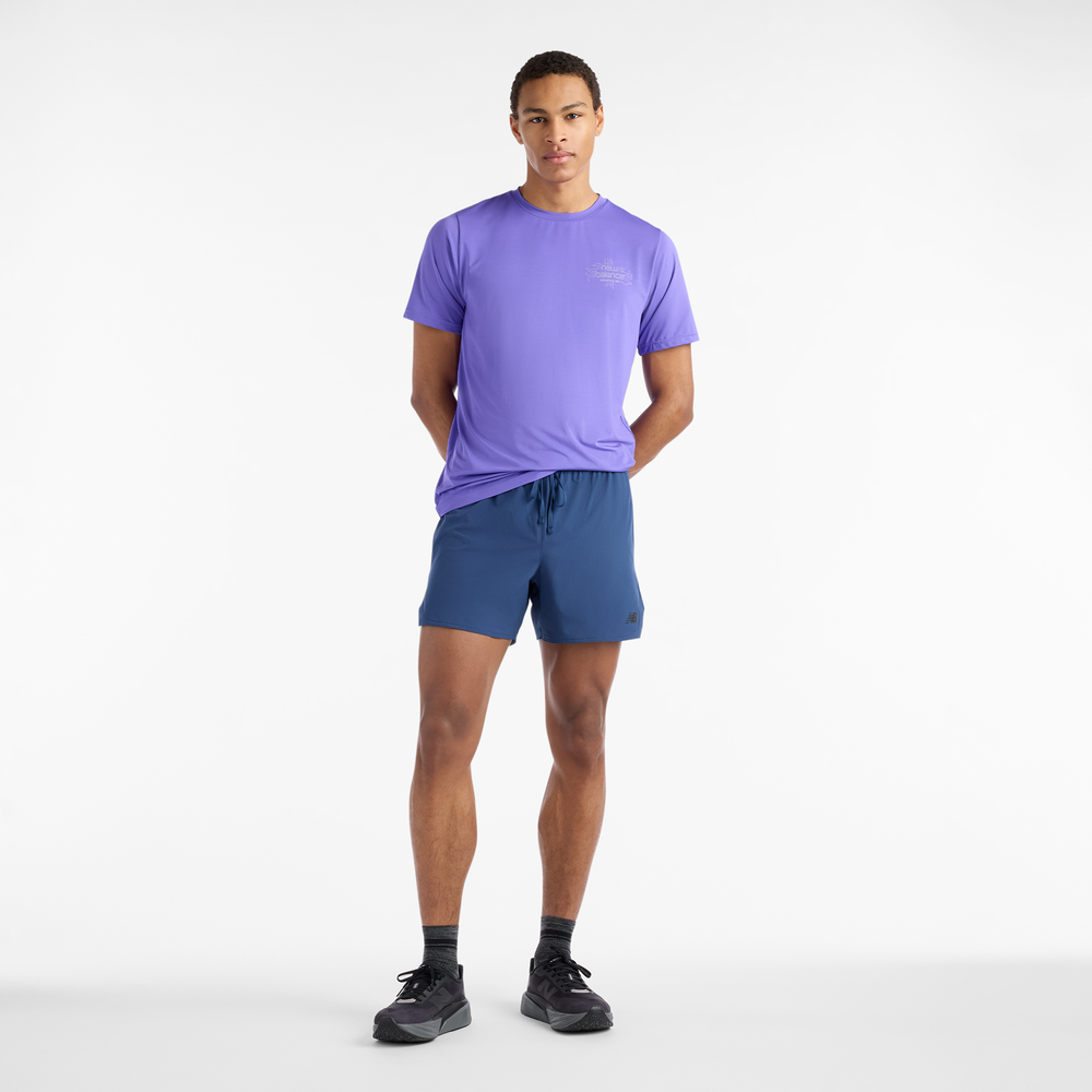 Pánske šortky New Balance RC Essential – modré