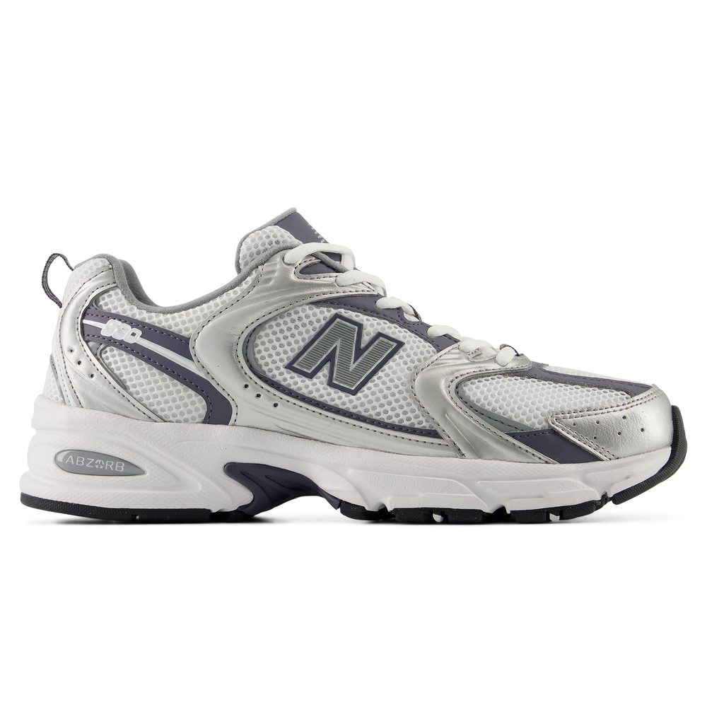 Unisex topánky New Balance U530SMP – striebro
