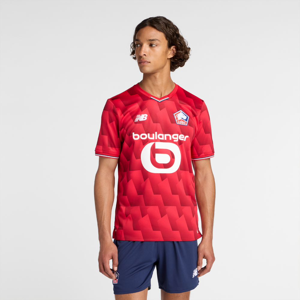 Pánske tričko New Balance LOSC Lille MT230454HME – červené