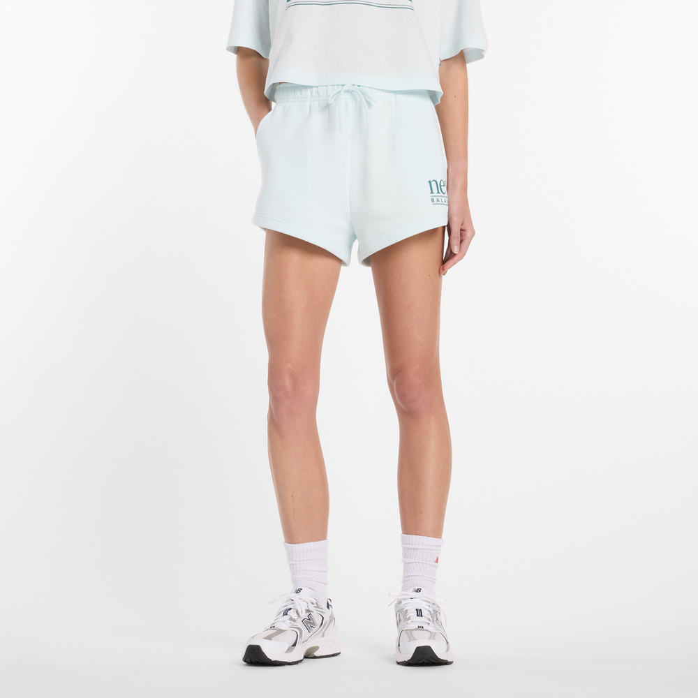 Dámske šortky New Balance WB61Y80AAAW –  mätové