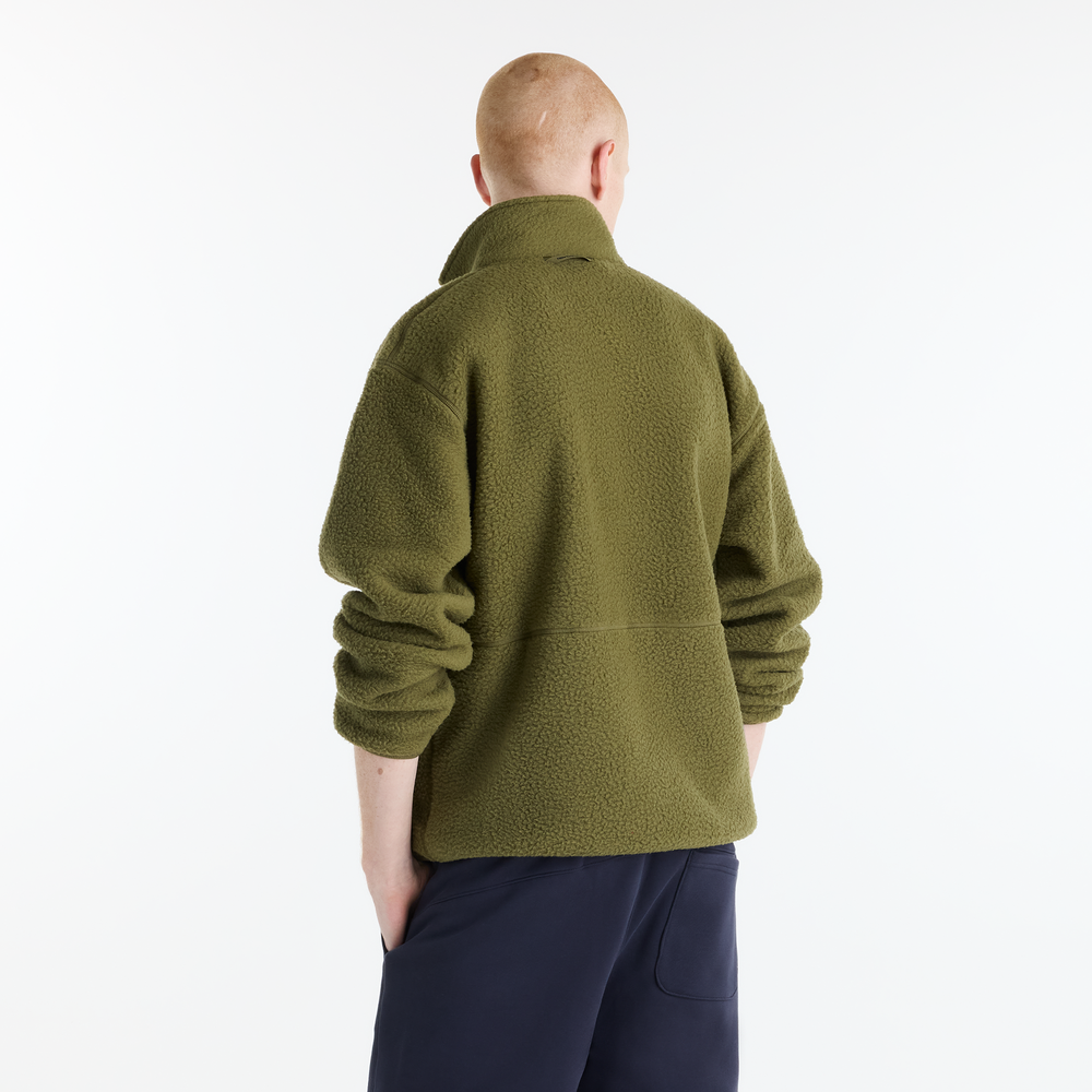 Pánska bunda New Balance High Pile – zelené
