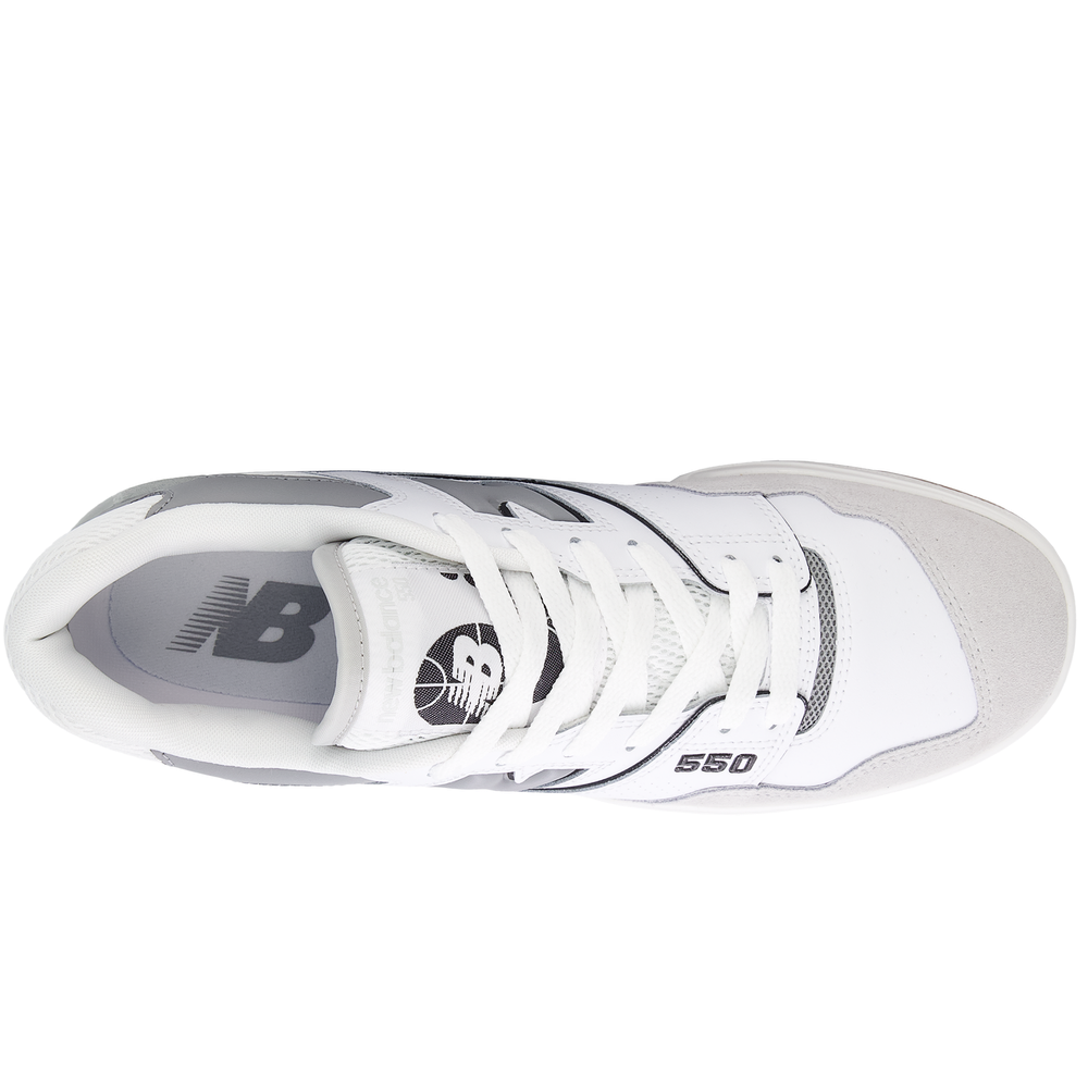 Unisex topánky New Balance BB550ESC – biele