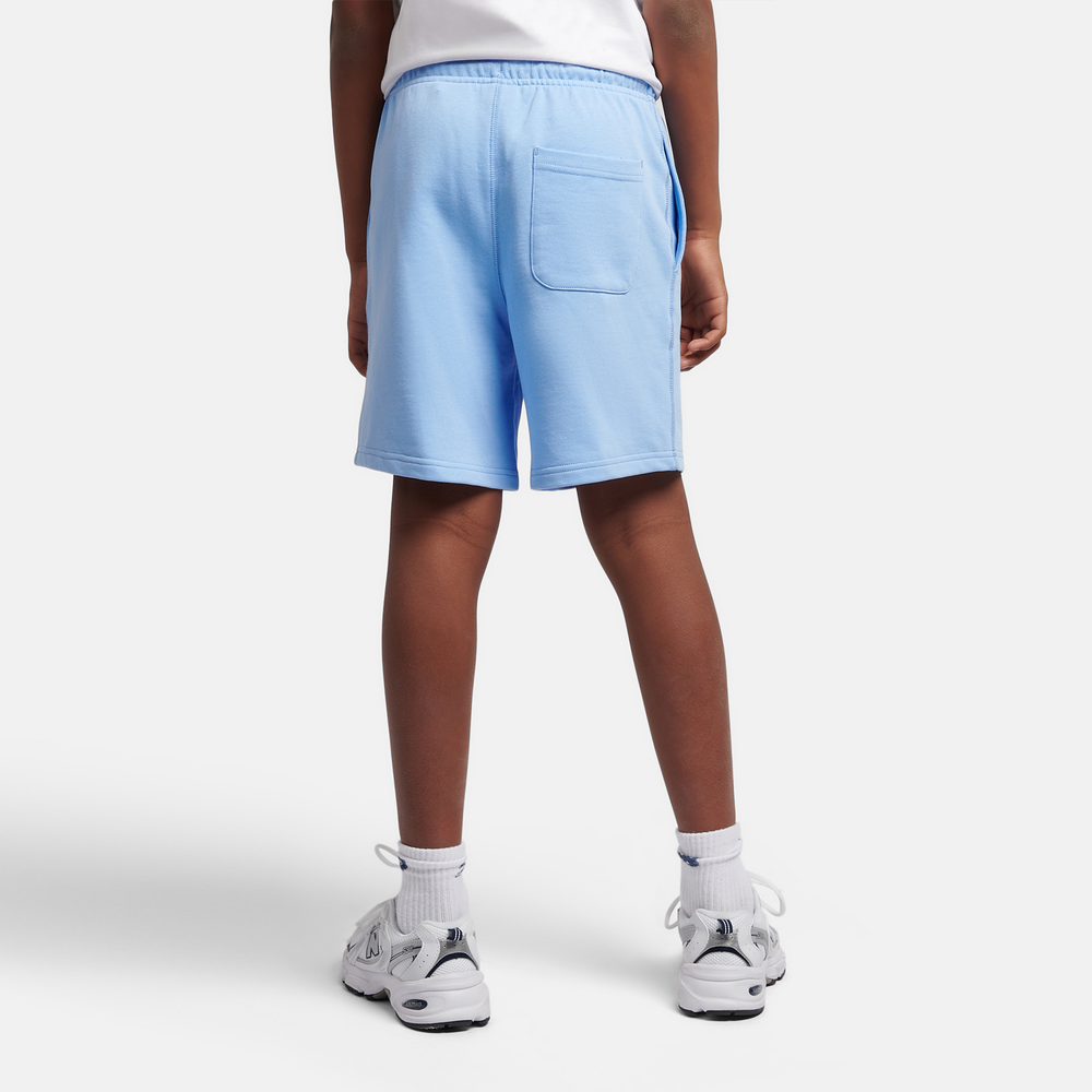 Detské šortky New Balance LAKB0008ELE – modré
