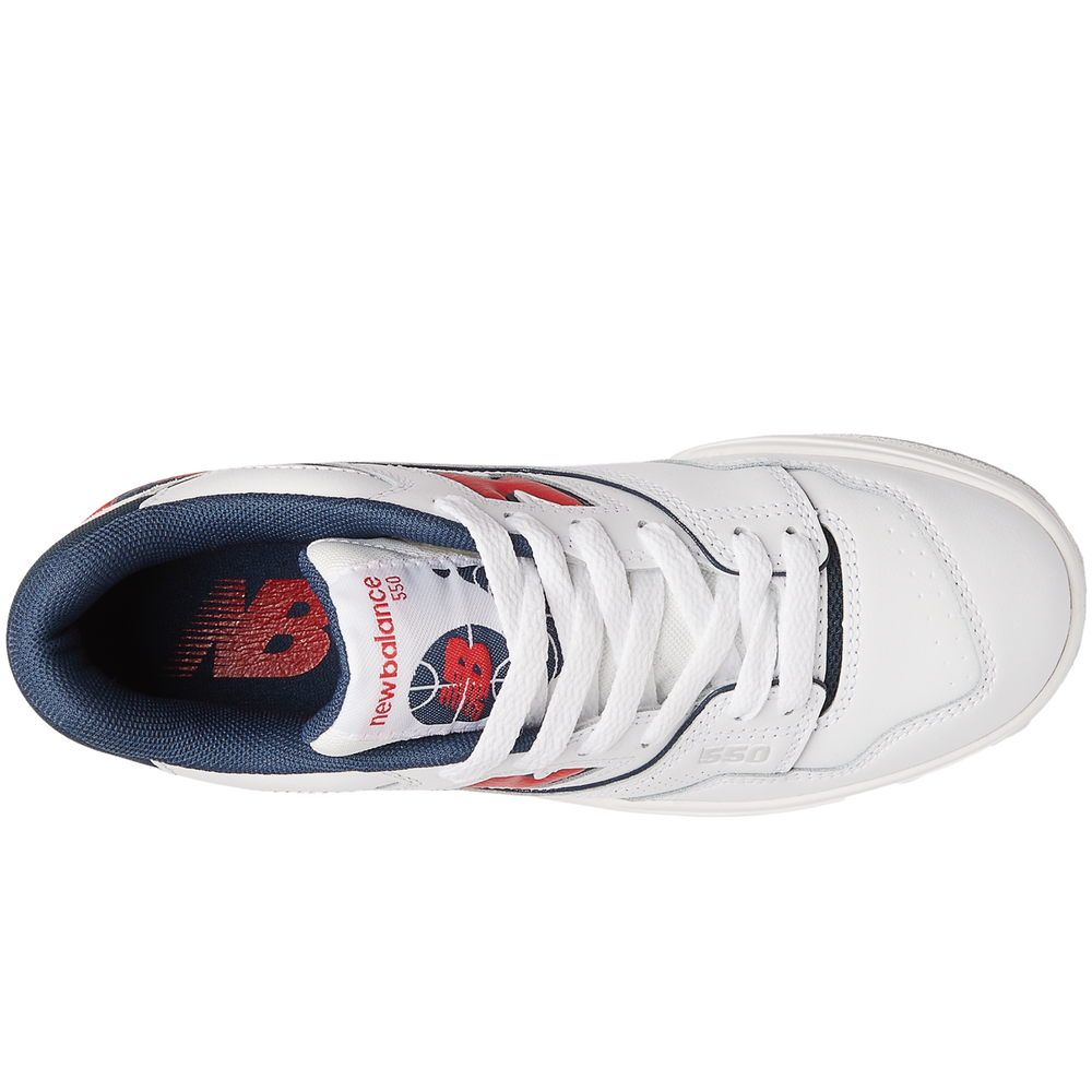 Detské topánky New Balance GSB550ED – biele