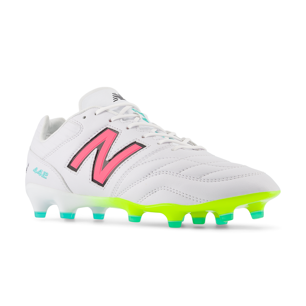 Kopačky New Balance 442 V2 PRO FG MS41FMWH – biele