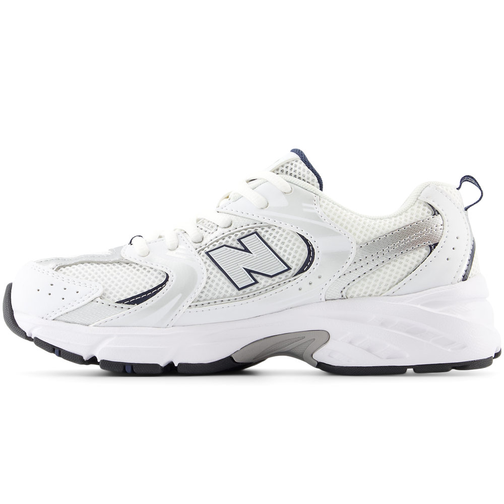 Detské topánky New Balance GR530SB1 – biele