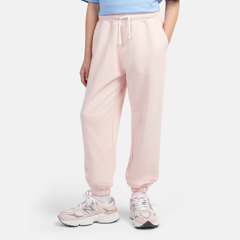 Detské nohavice New Balance LAKG0058PIE – ružové