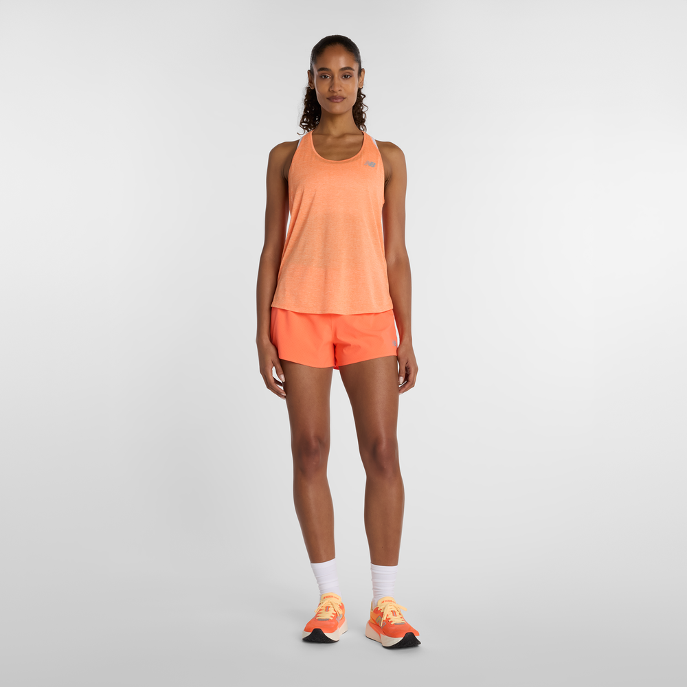 Dámske šortky New Balance WS41286AAE – oranžová
