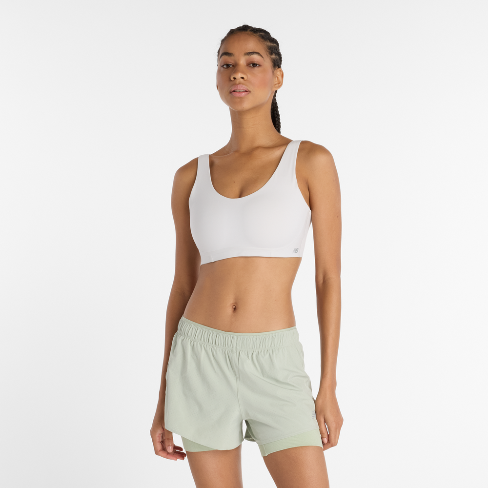 Športová podprsenka New Balance WB51052GYM – biele