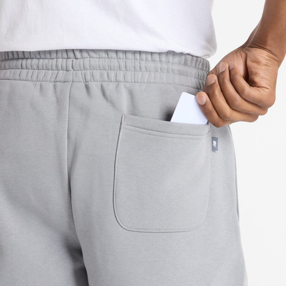 Pánske šortky New Balance MS51506YST – sivé