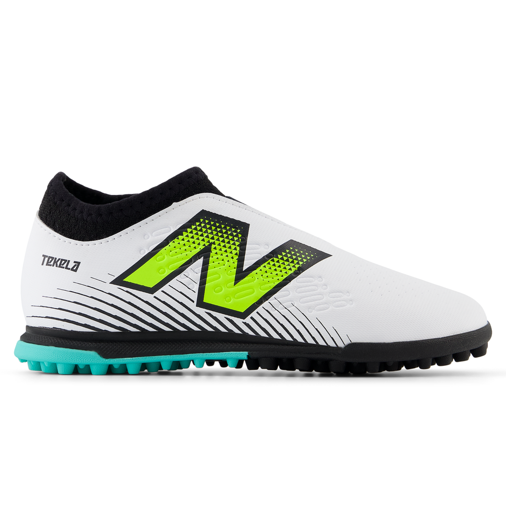 Detské topánky New Balance TEKELA V4+ MAGIQUE JNR FG SJT3TH45 – biele