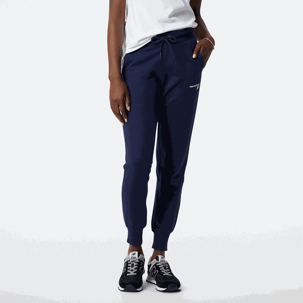 Dámske nohavice New Balance WP03805PGM – tmavomodrá