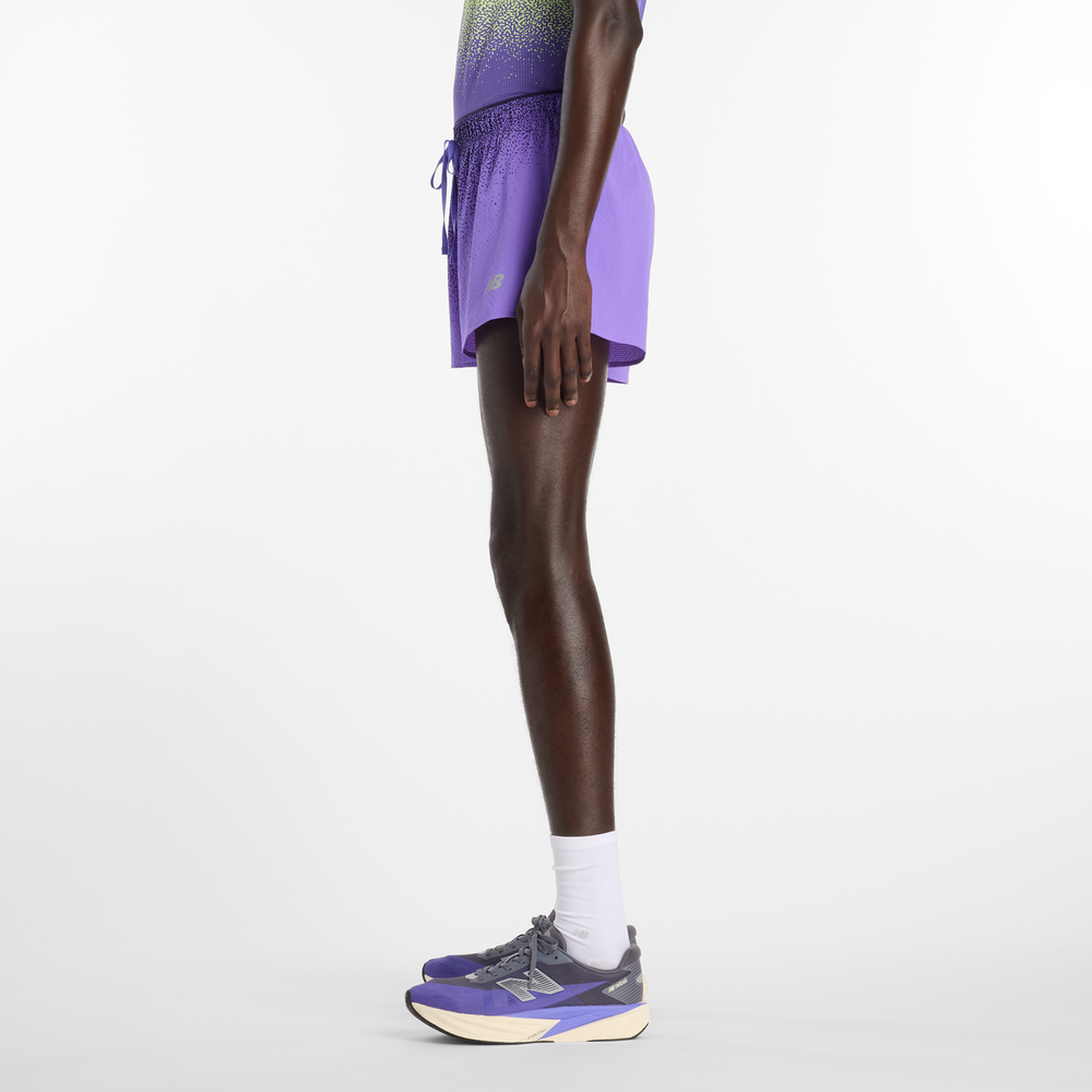 Pánske šortky New Balance MB6140TLEPU – fialové