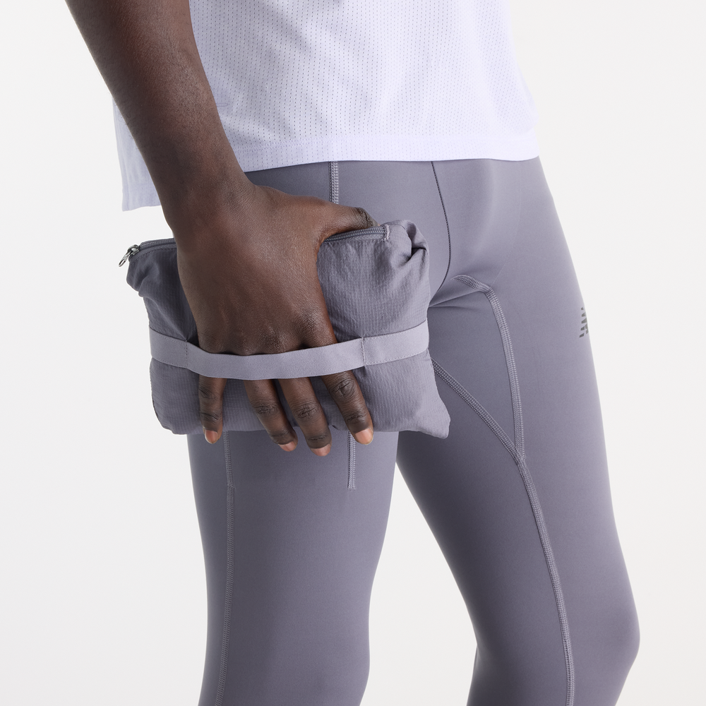 Pánska bunda New Balance Reflective RC – sivé
