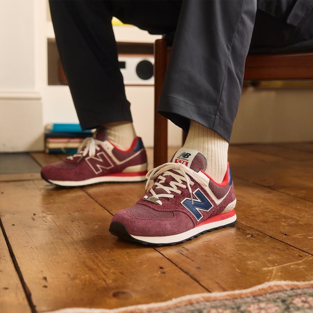 Topánky unisex New Balance U574RX2 – červené