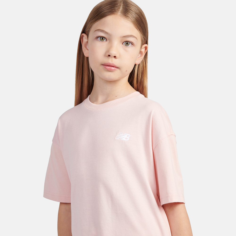 Detské tričko New Balance LAKG0001PIE – ružové