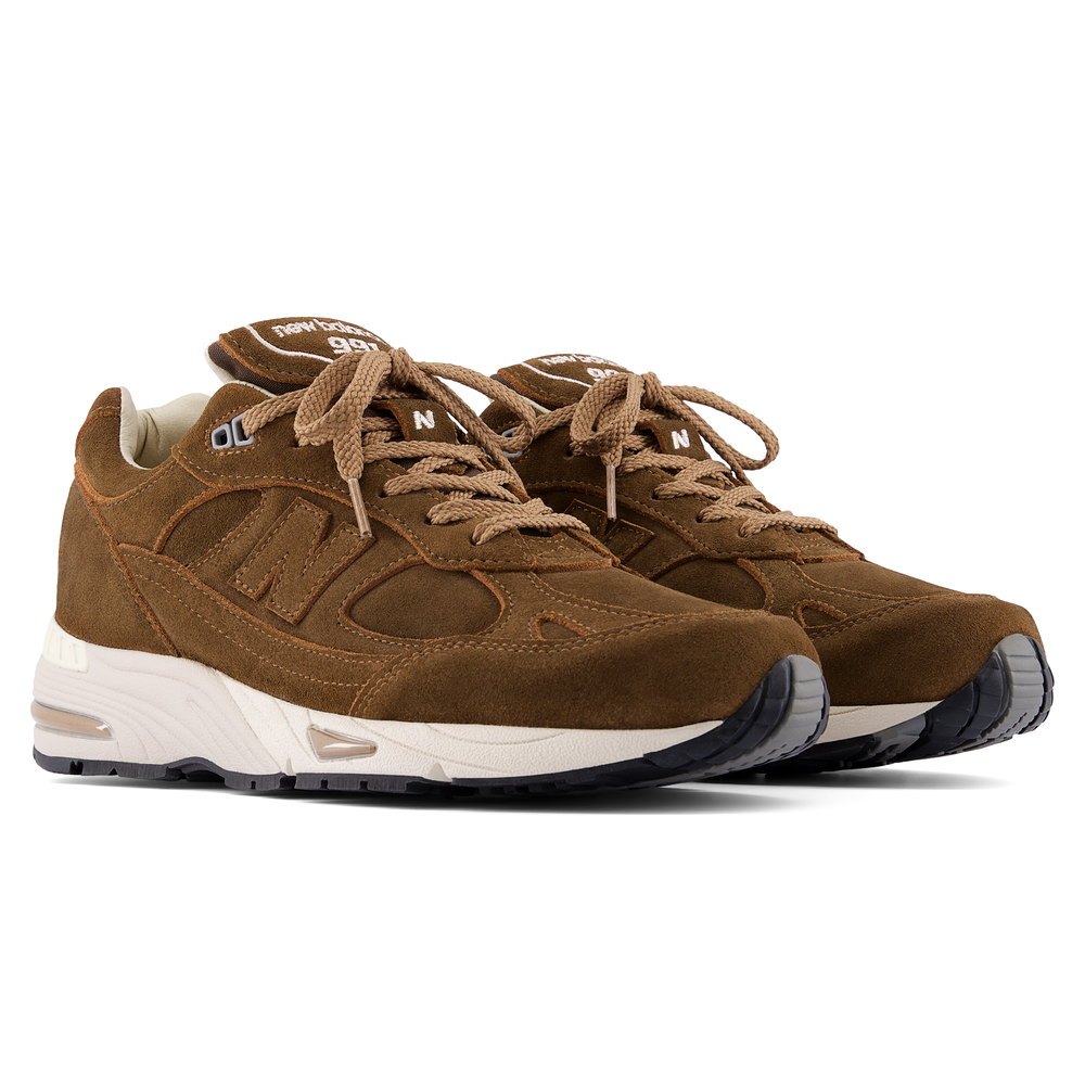 Dámske topánky New Balance W991BR1 – hnedá