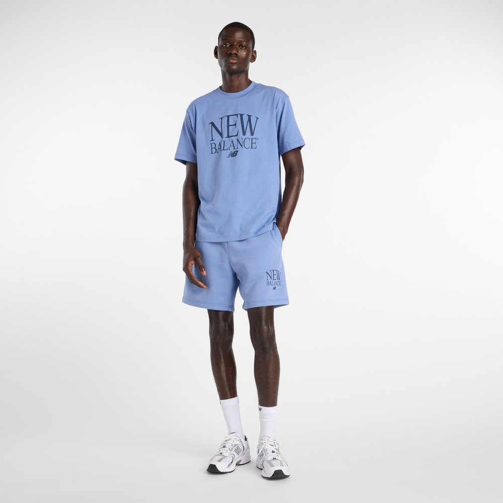 Pánske tričko New Balance MT61X6EQAA3 – modré