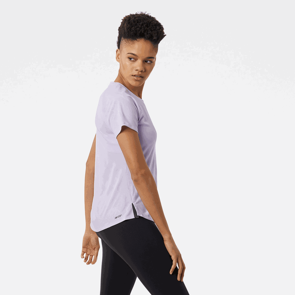 Dámske tričko New Balance WT23281CYI – fialové