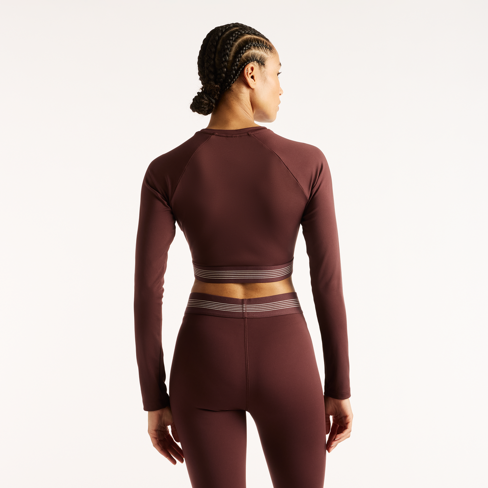 Dámske tričko New Balance AC – bordová