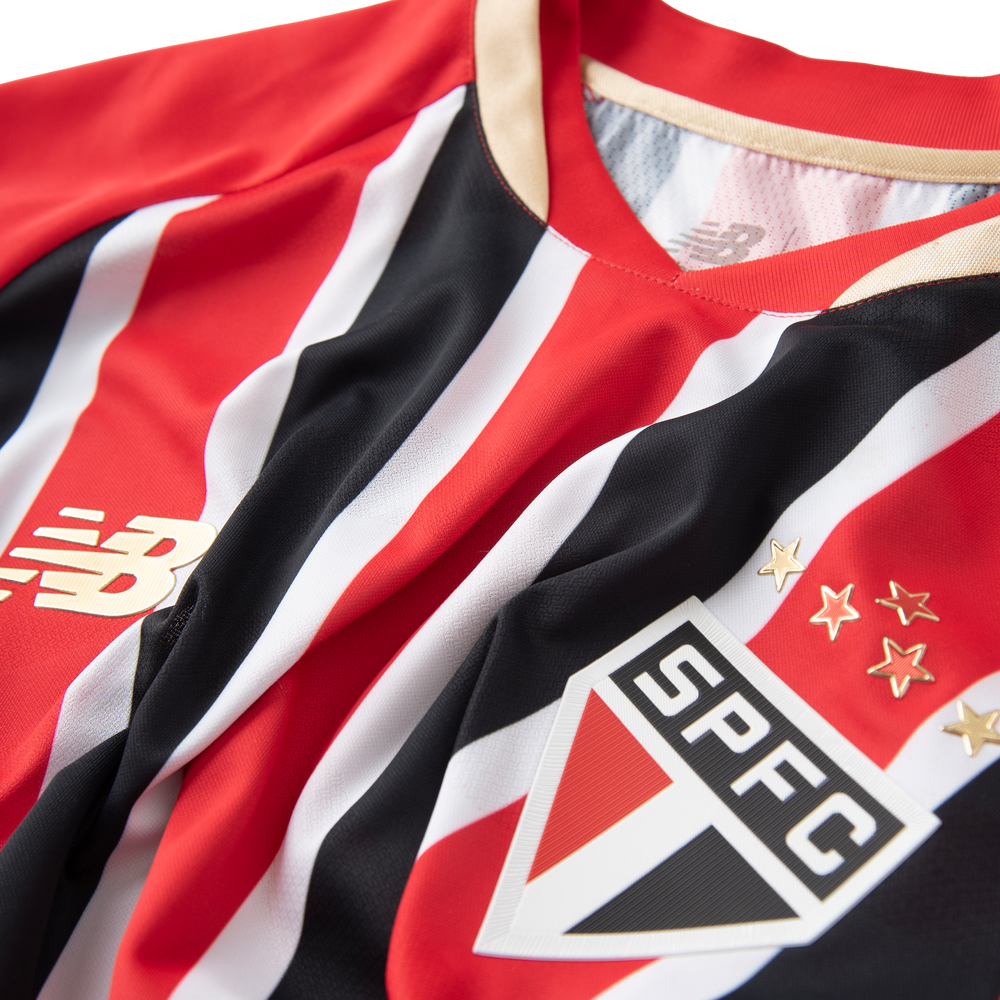 Pánske tričko New Balance Sao Paulo FC MT831835AWY – červené