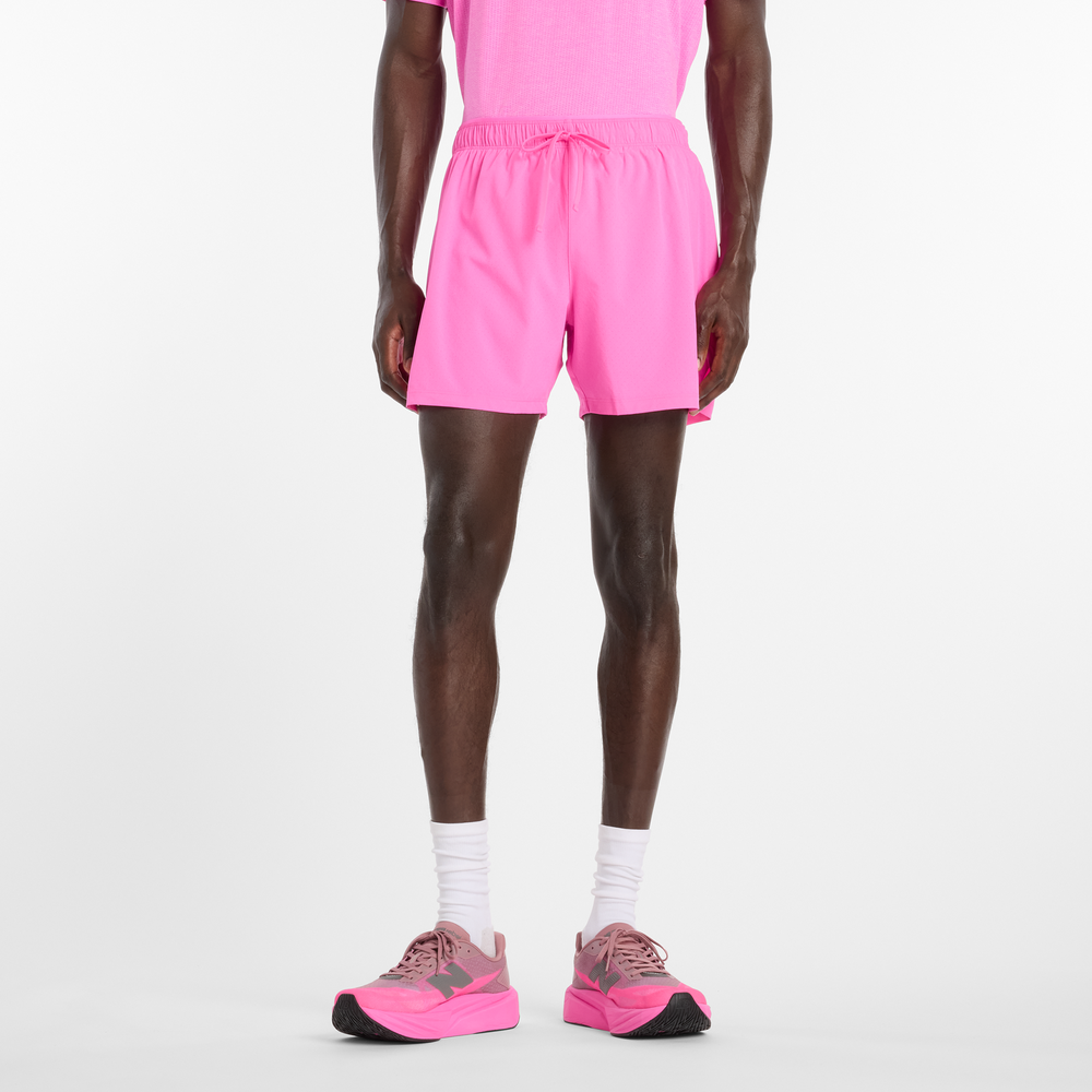 Pánske šortky New Balance MS41286AAB – ružové