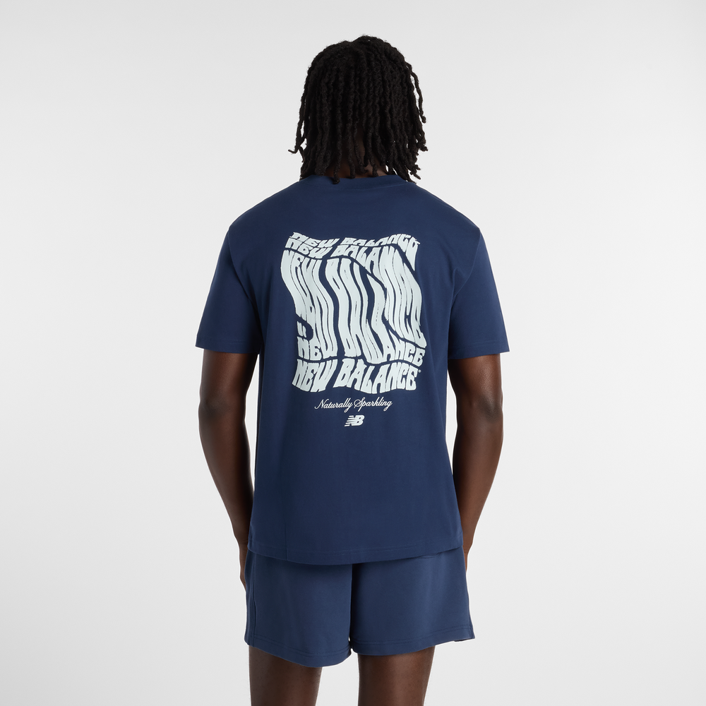 Pánske tričko New Balance MT61B2STNNY – tmavomodrá