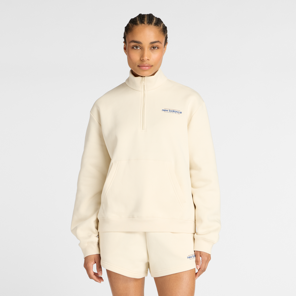 Dámska mikina New Balance WT53513LIN – béžové