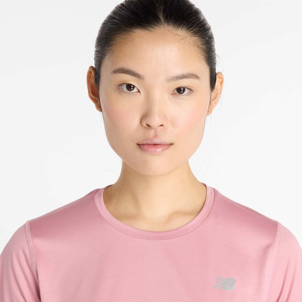 Dámske tričko New Balance WT41222PTF – ružové