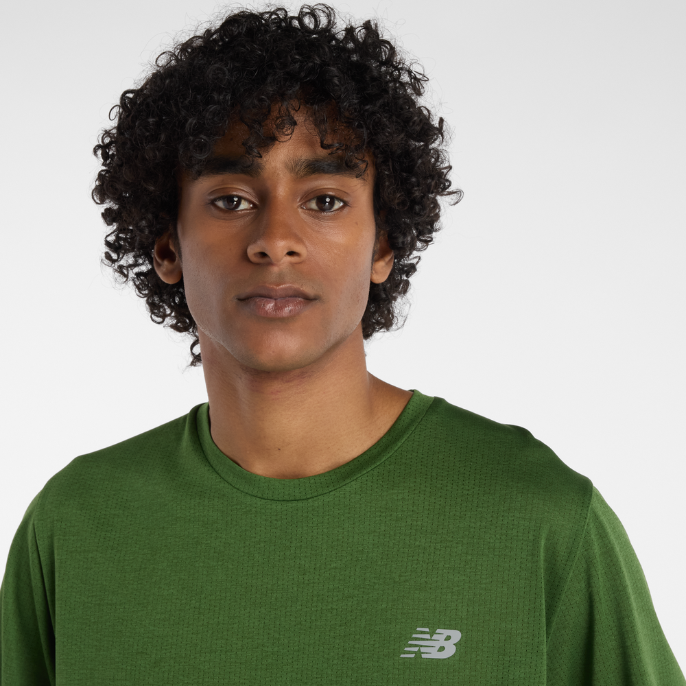 Pánske tričko New Balance MT41253DAA – zelené