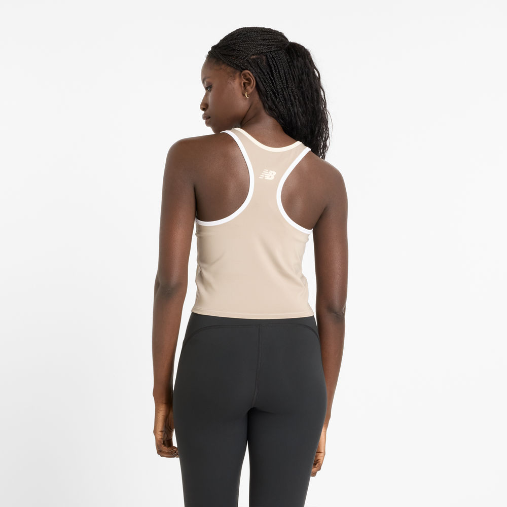 Dámske tričko New Balance WT51401ADS – béžové