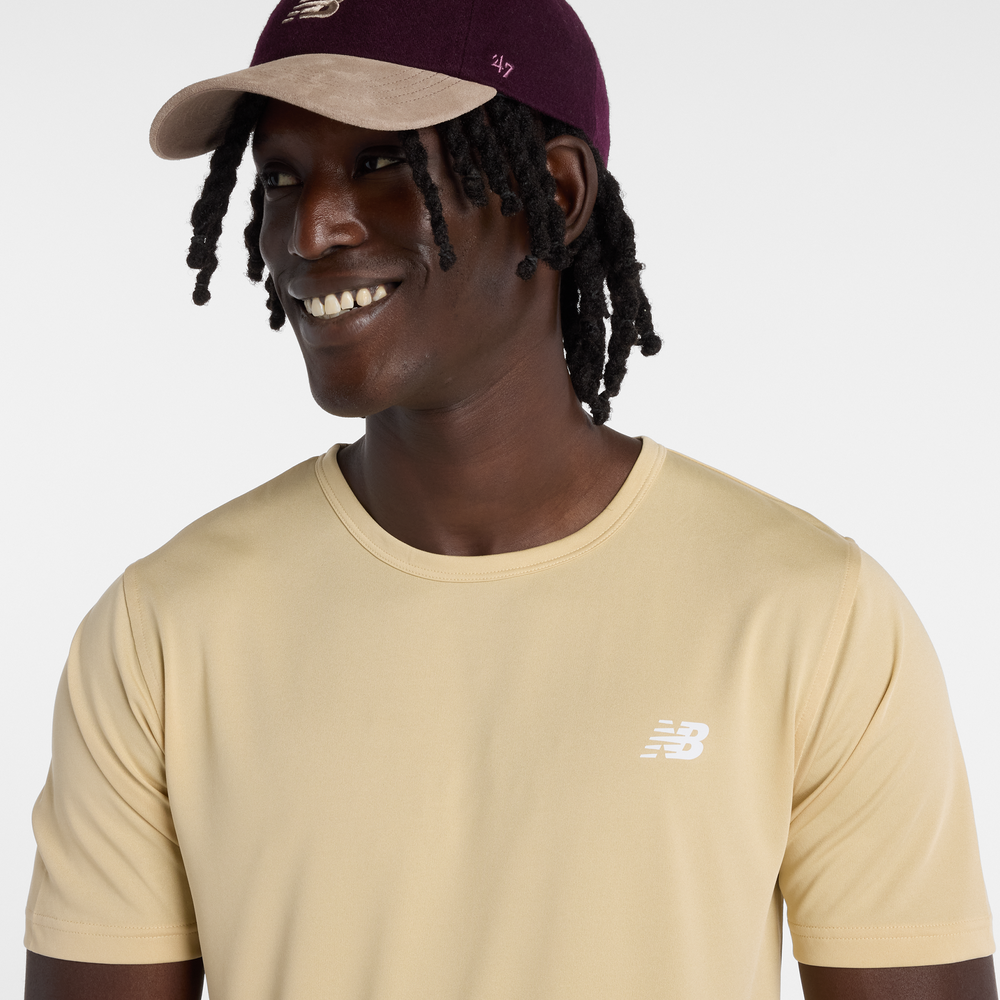 Pánske tričko New Balance MT61O0U4ABC – žlté