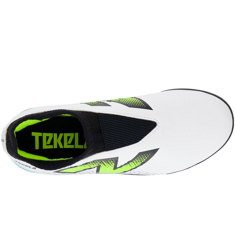 Detské topánky New Balance TEKELA V4+ MAGIQUE JNR FG SJT3TH45 – biele