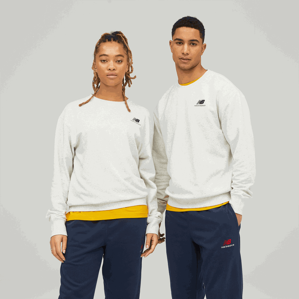 Unisex mikina New Balance UT21501SAH - sivé