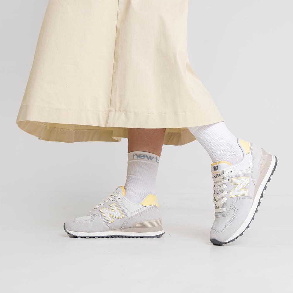 Dámske topánky New Balance WL574QD – sivé