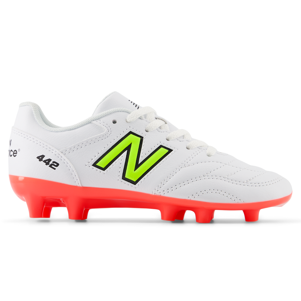 Detské futbalové topánky New Balance 442 ACADEMY JNR FG V2 JS43FIB2 – biele