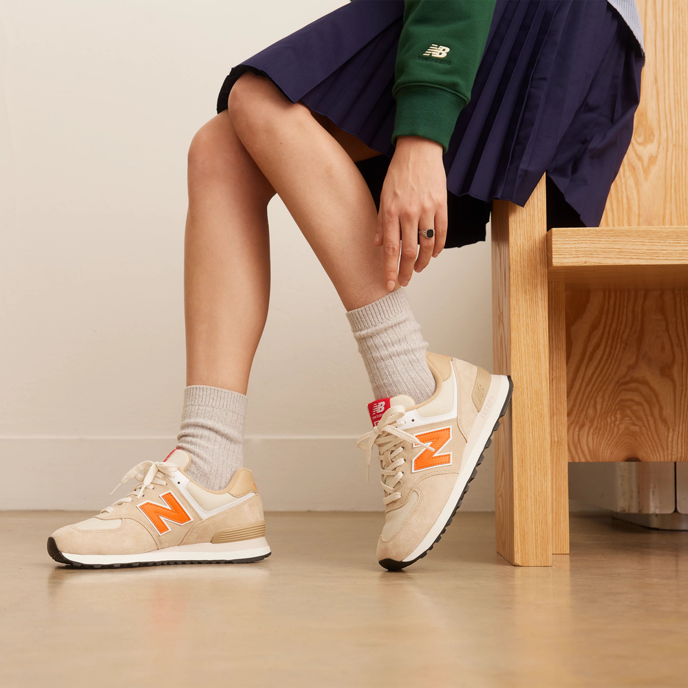 Topánky unisex New Balance U574HBO – béžové