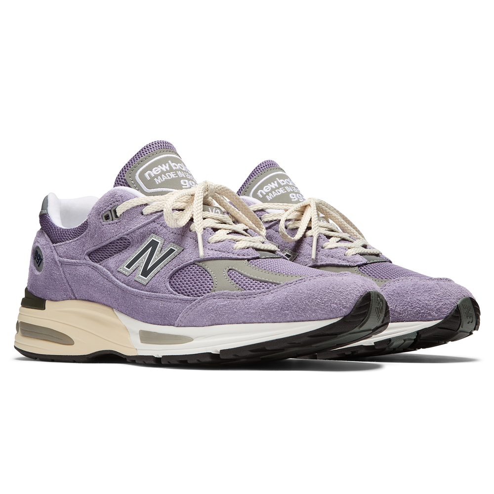 Unisex topánky New Balance U991LV2 – fialové
