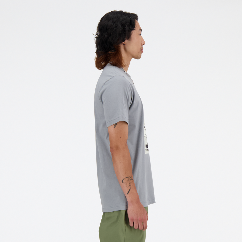 Pánske tričko New Balance MT41595YST – sivé