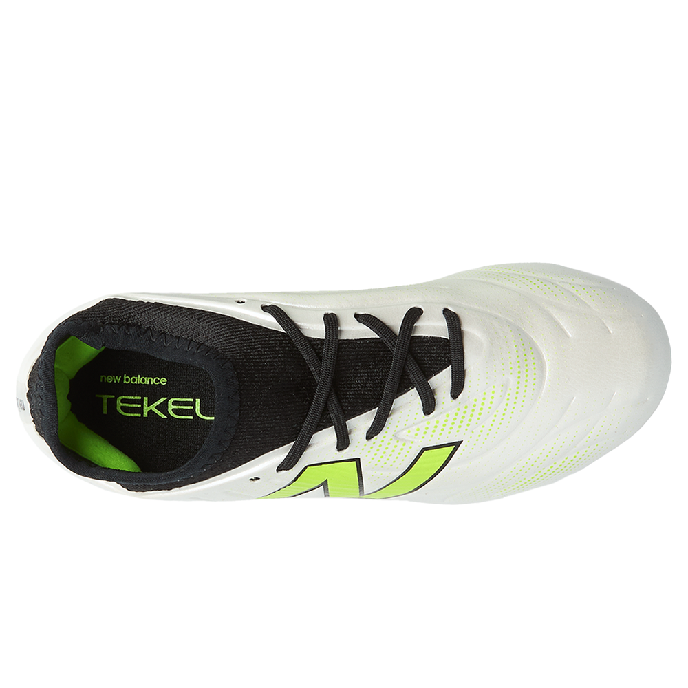 Futbalové topánky New Balance TEKELA TEAM LOW JNR FG V5 SJT3FSP5 – biele