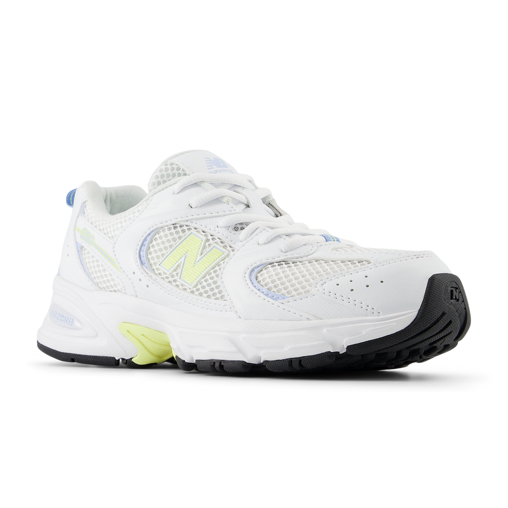 Detské topánky New Balance GR530SN – biele