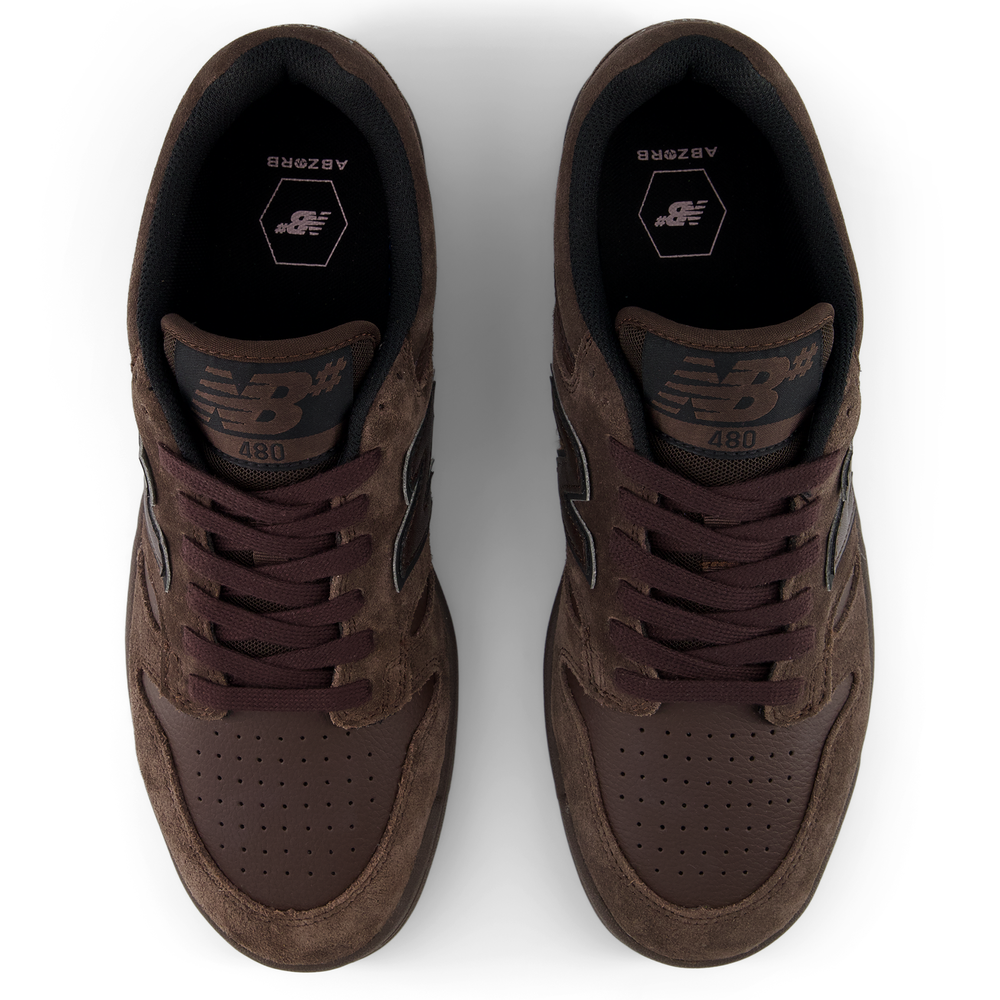 Pánske topánky New Balance Numeric UN480CHC – hnedá