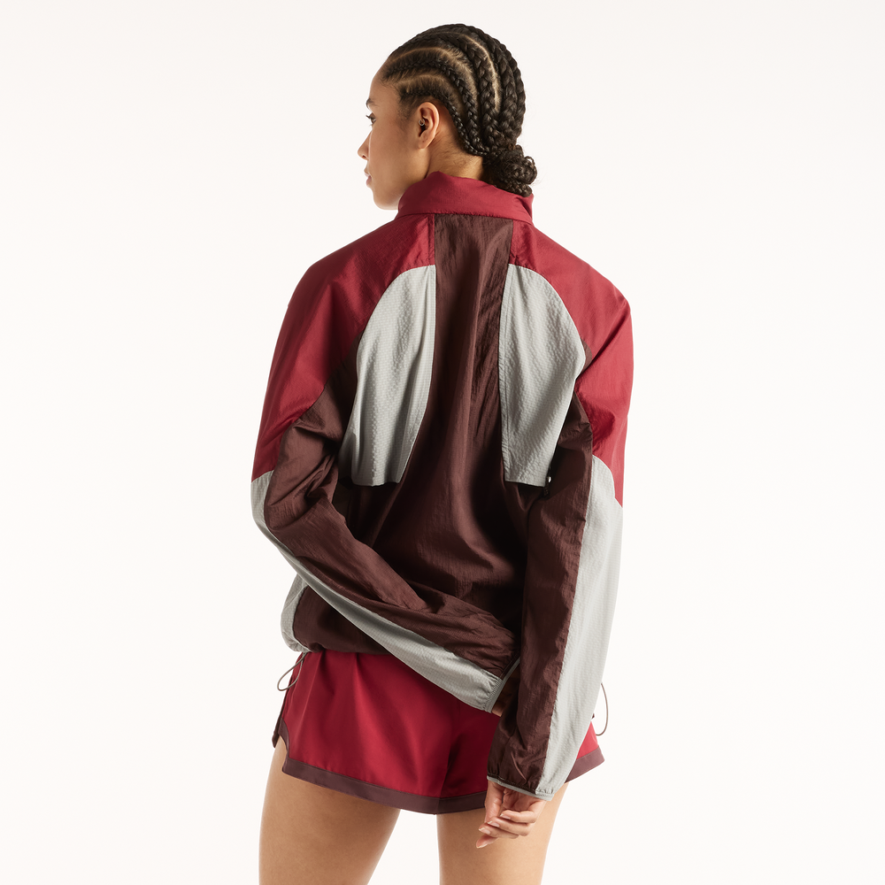 Vetrovka dámska New Balance RC – bordová
