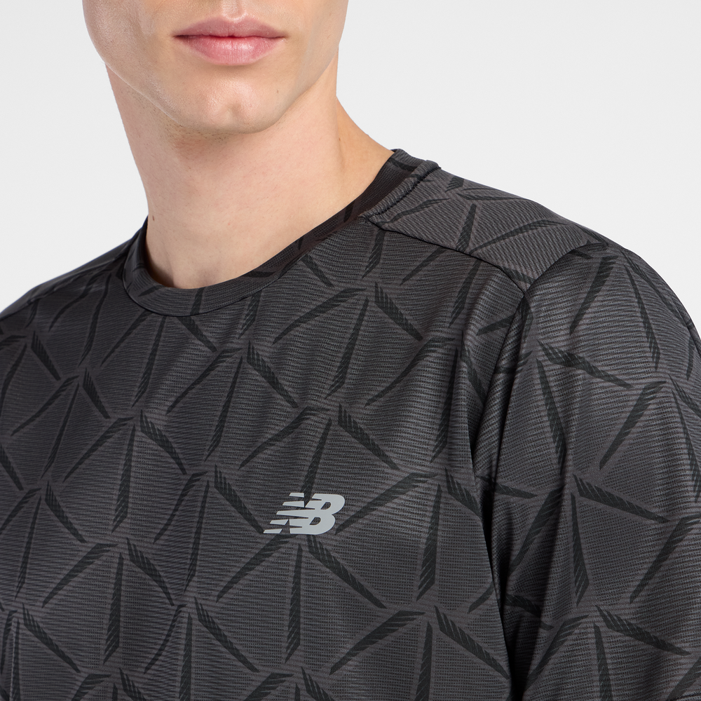 Pánske tričko New Balance MT6116OHBK –  čierné